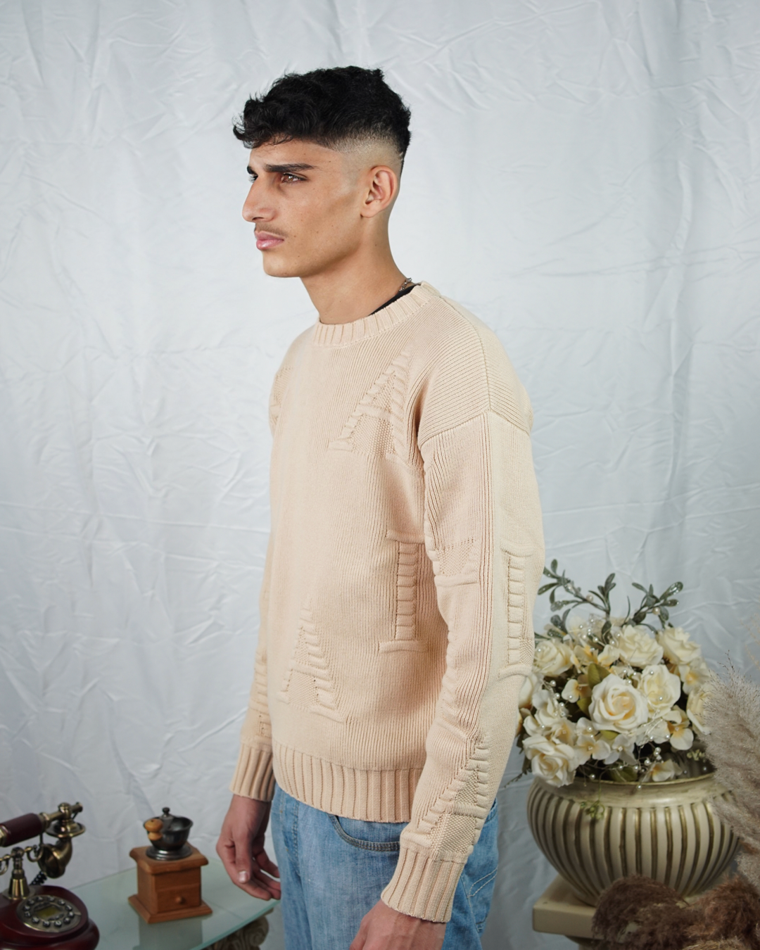 KNIT SWEATER LETTER