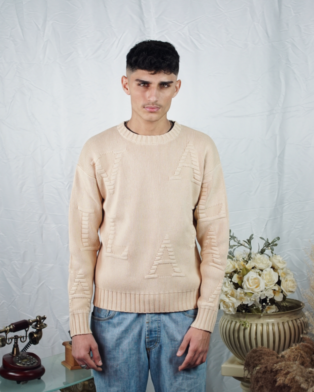 KNIT SWEATER LETTER