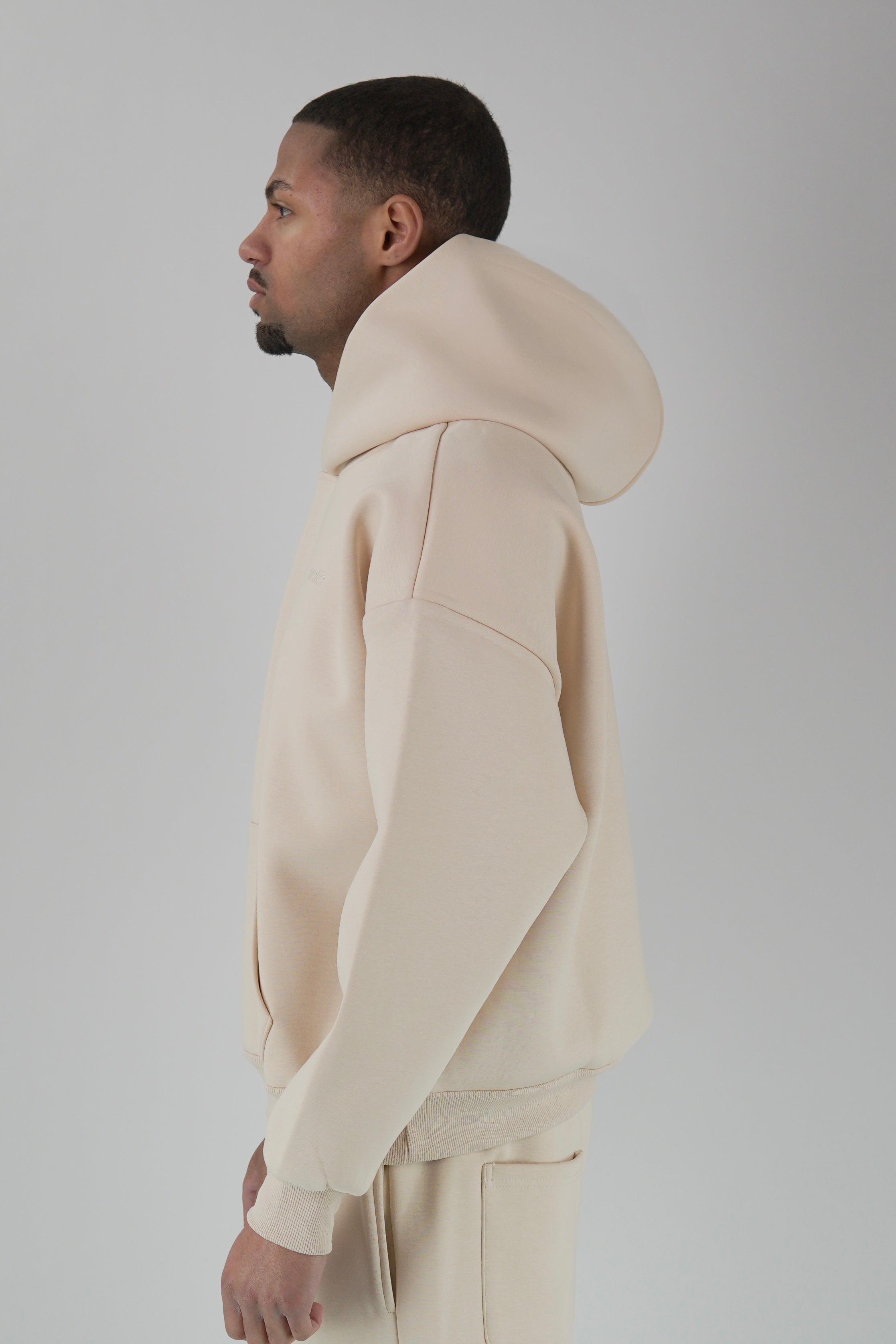 HOODIE SILK CREAM