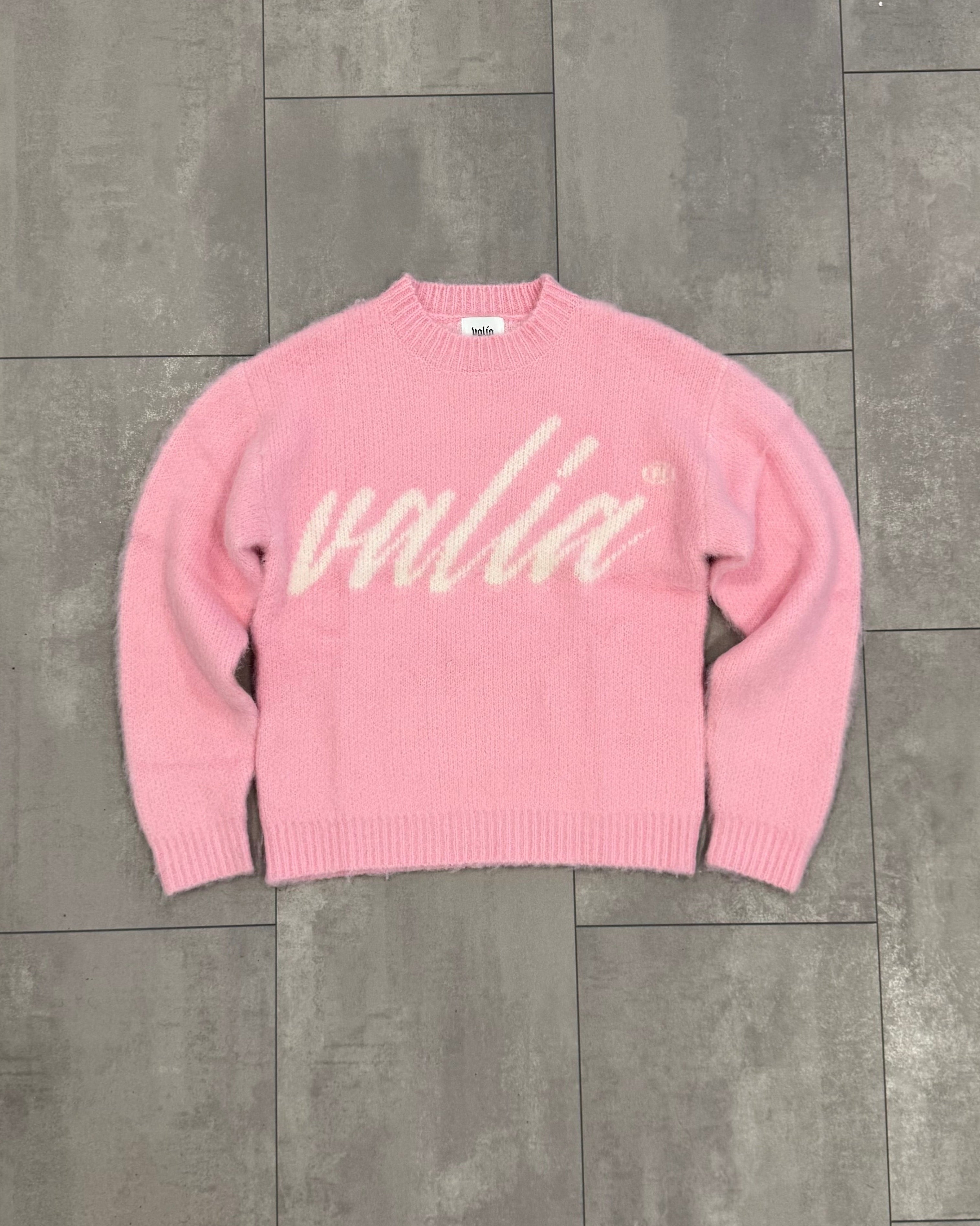 PINK MOHAIR SWEATER