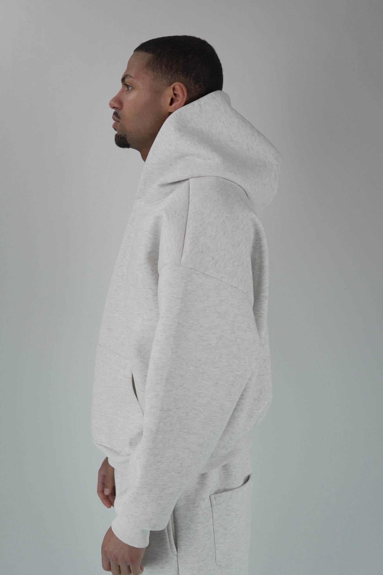 HOODIE ASH GREY