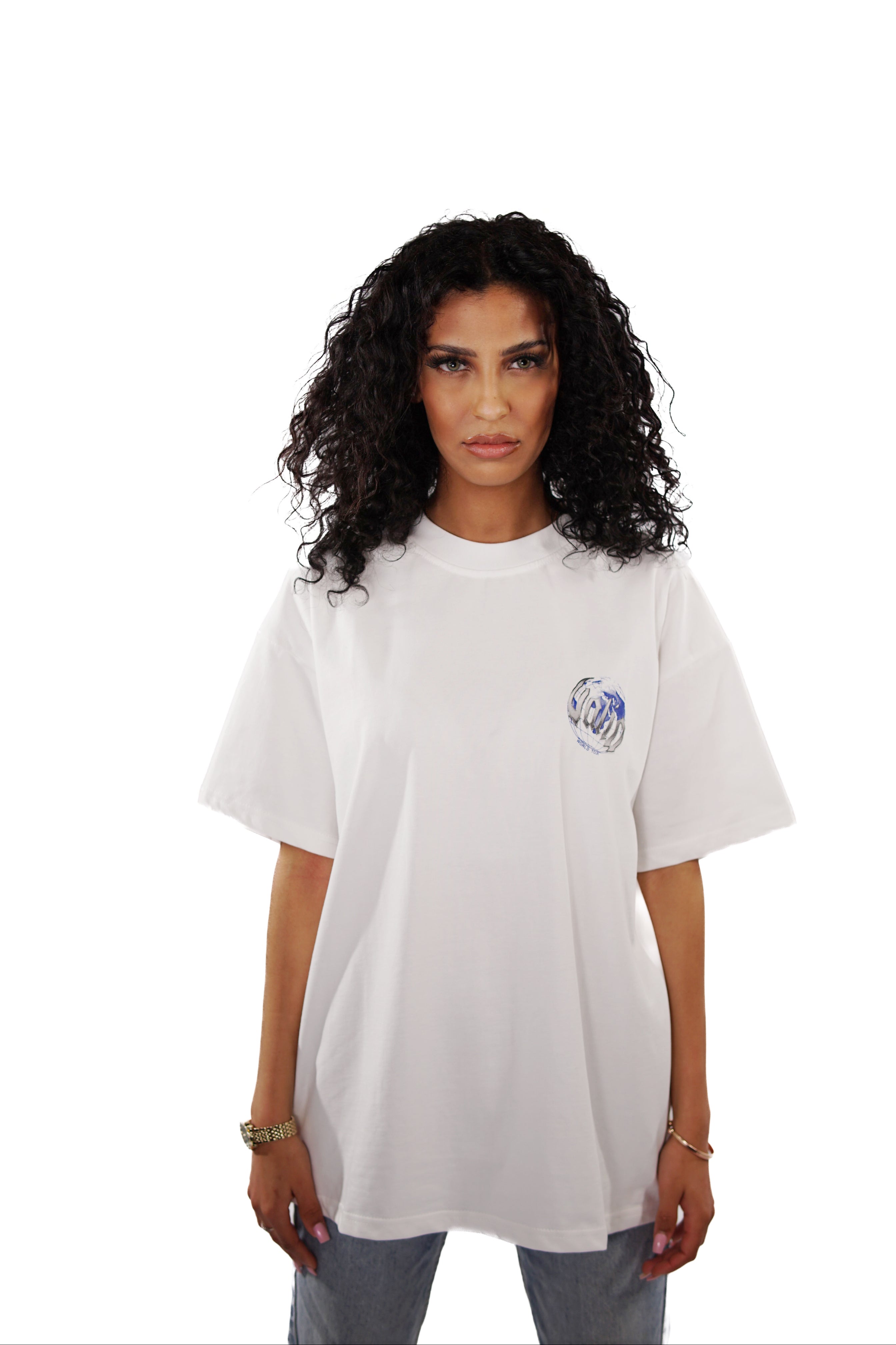 HEAVY TEE WHITE WORLD