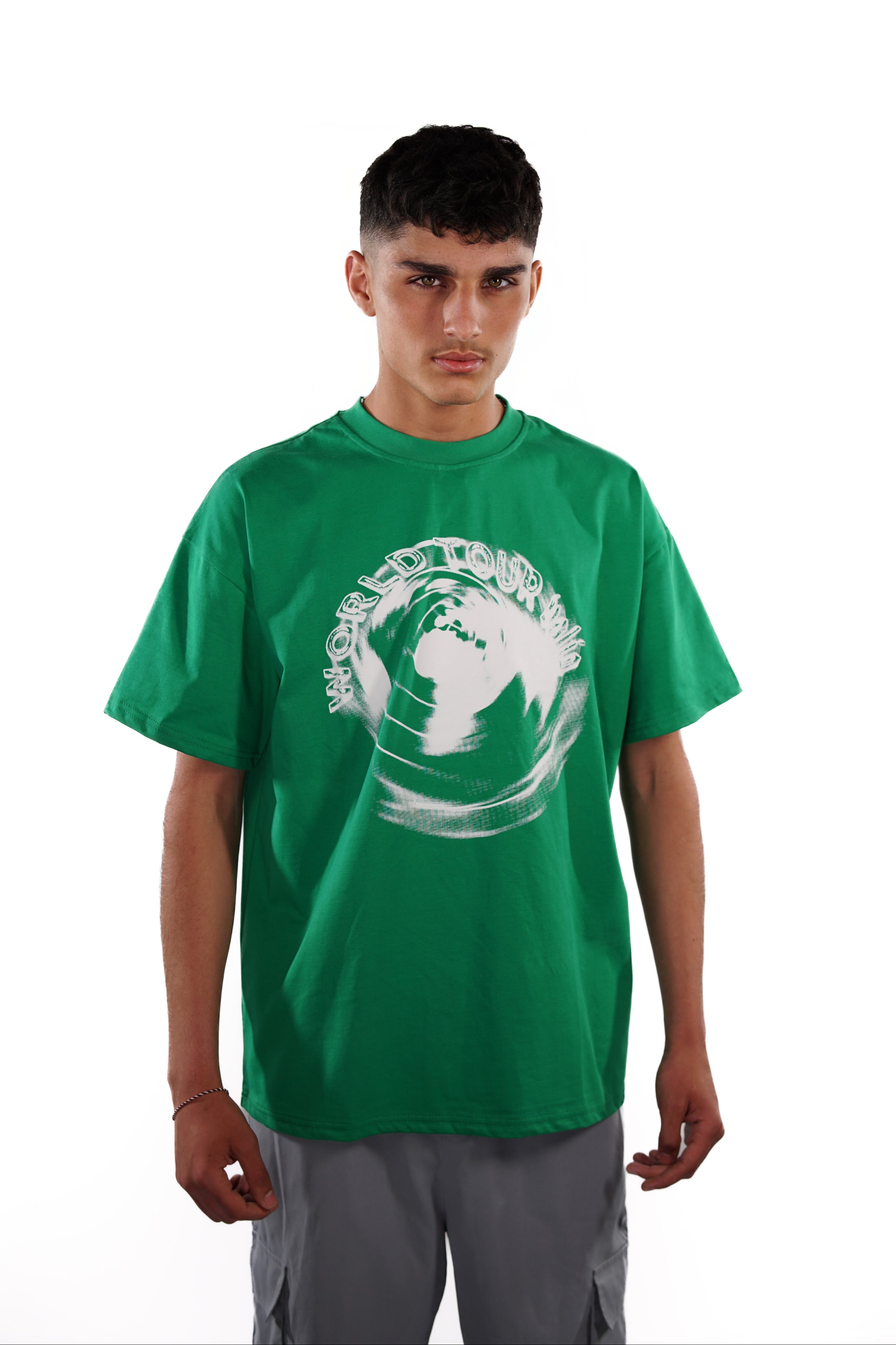 HEAVY TEE GREEN WORLD