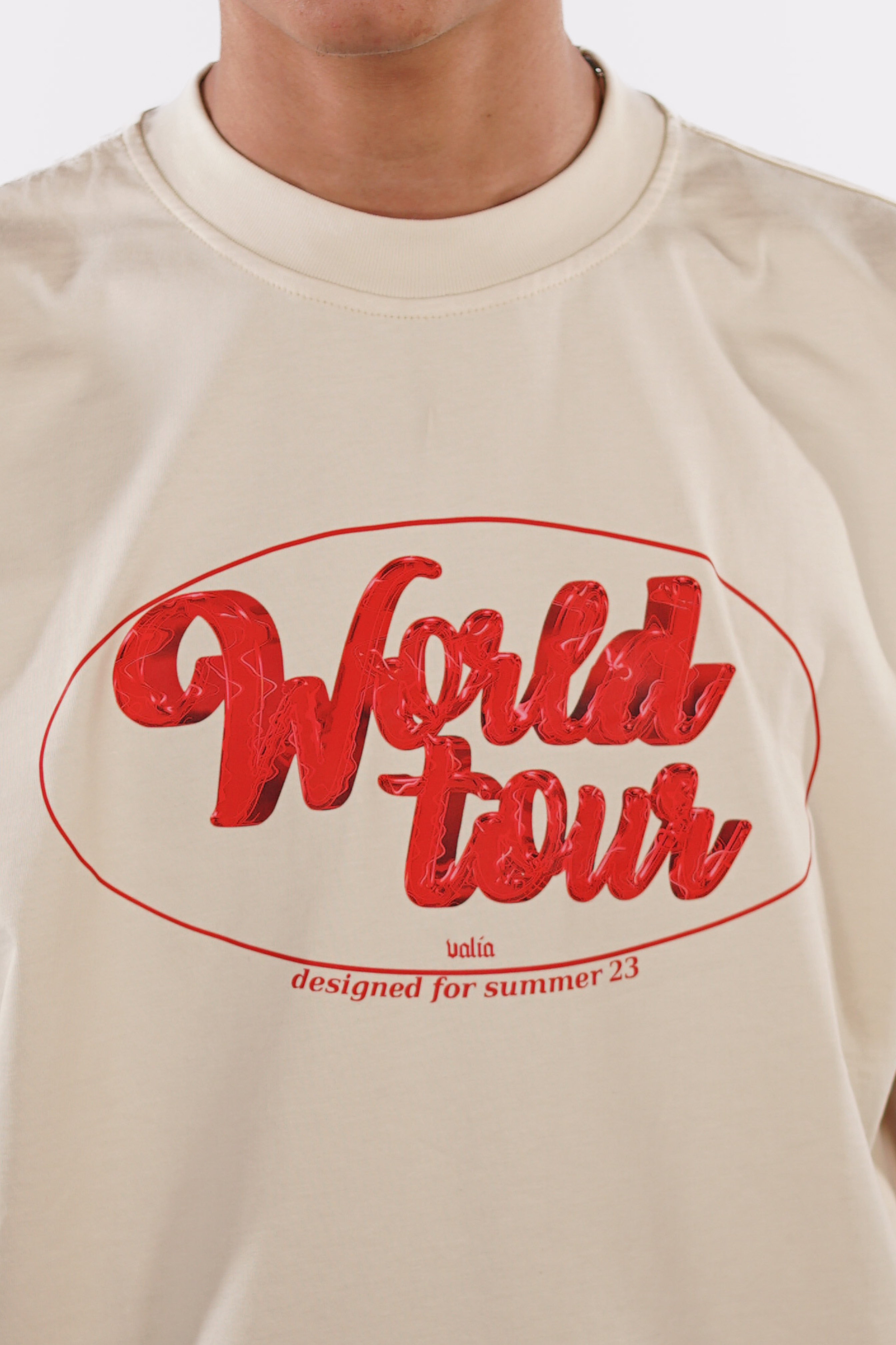 HEAVY TEE CREAM WORLD