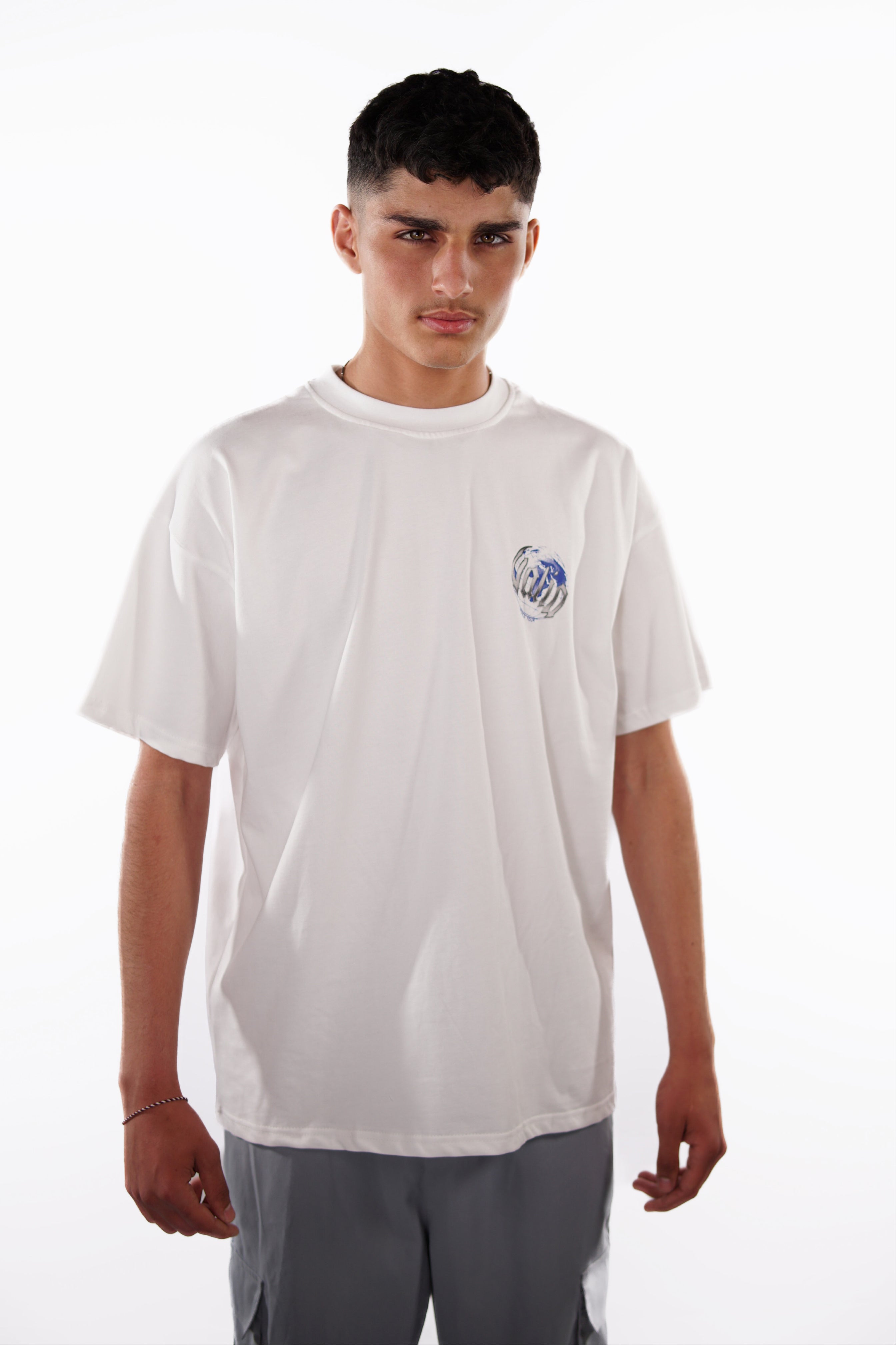 HEAVY TEE WHITE WORLD