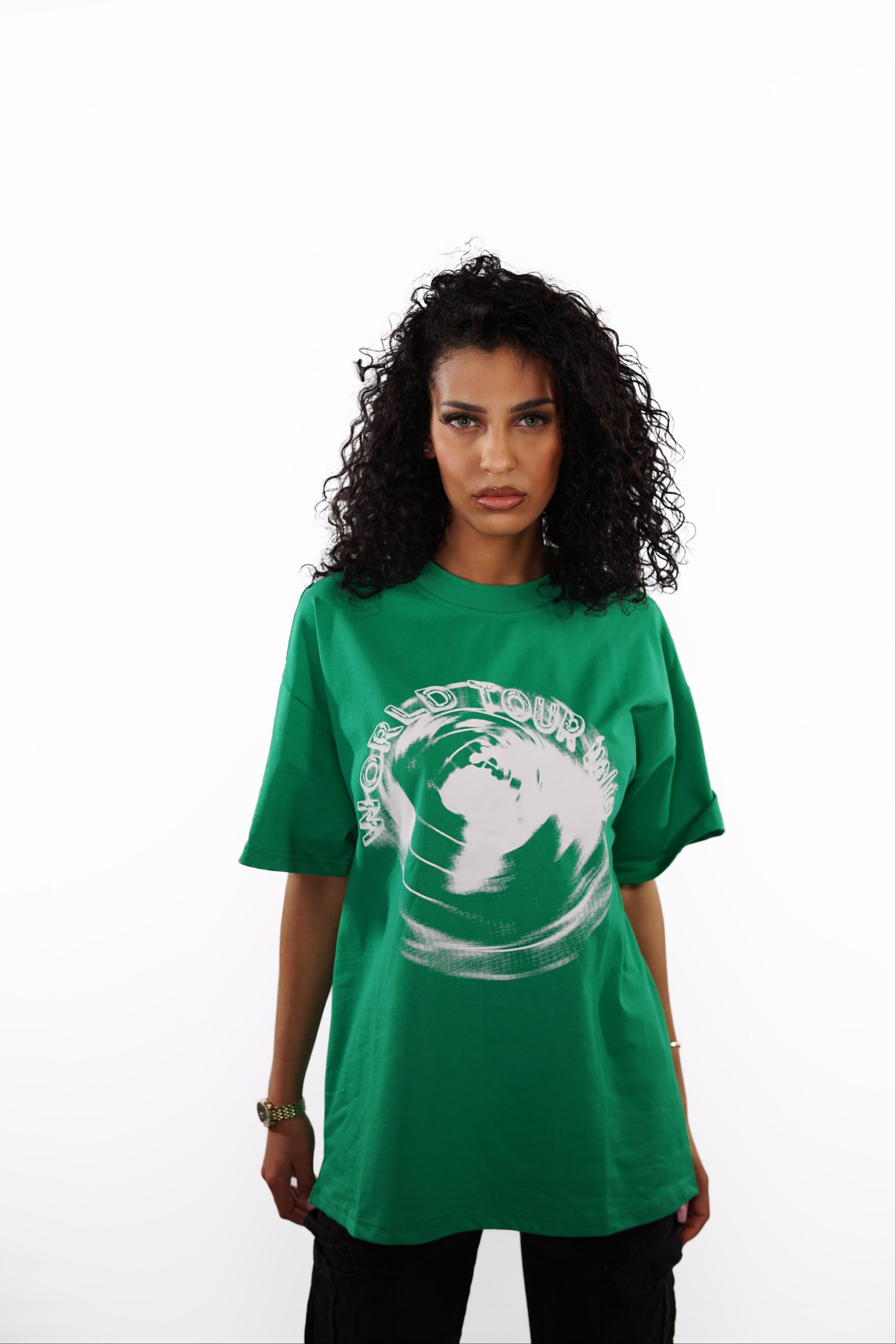 HEAVY TEE GREEN WORLD