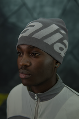 JACQUARD BEANIE GREY