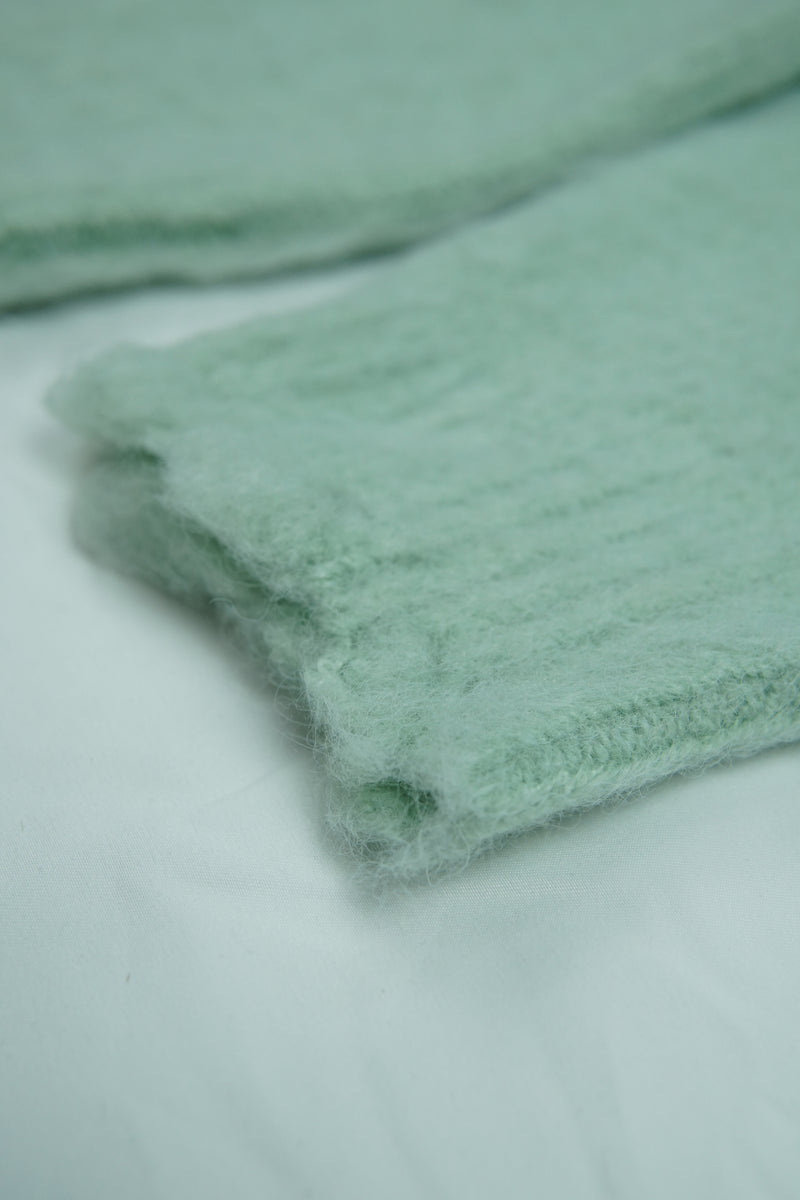 MATCHA MOHAIR SWEATER