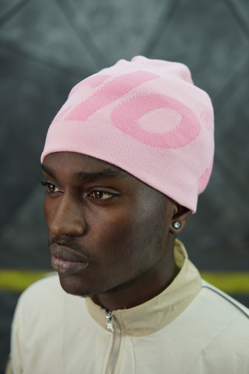 JACQUARD BEANIE PINK