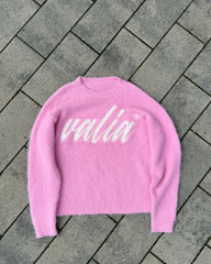 PINK MOHAIR SWEATER
