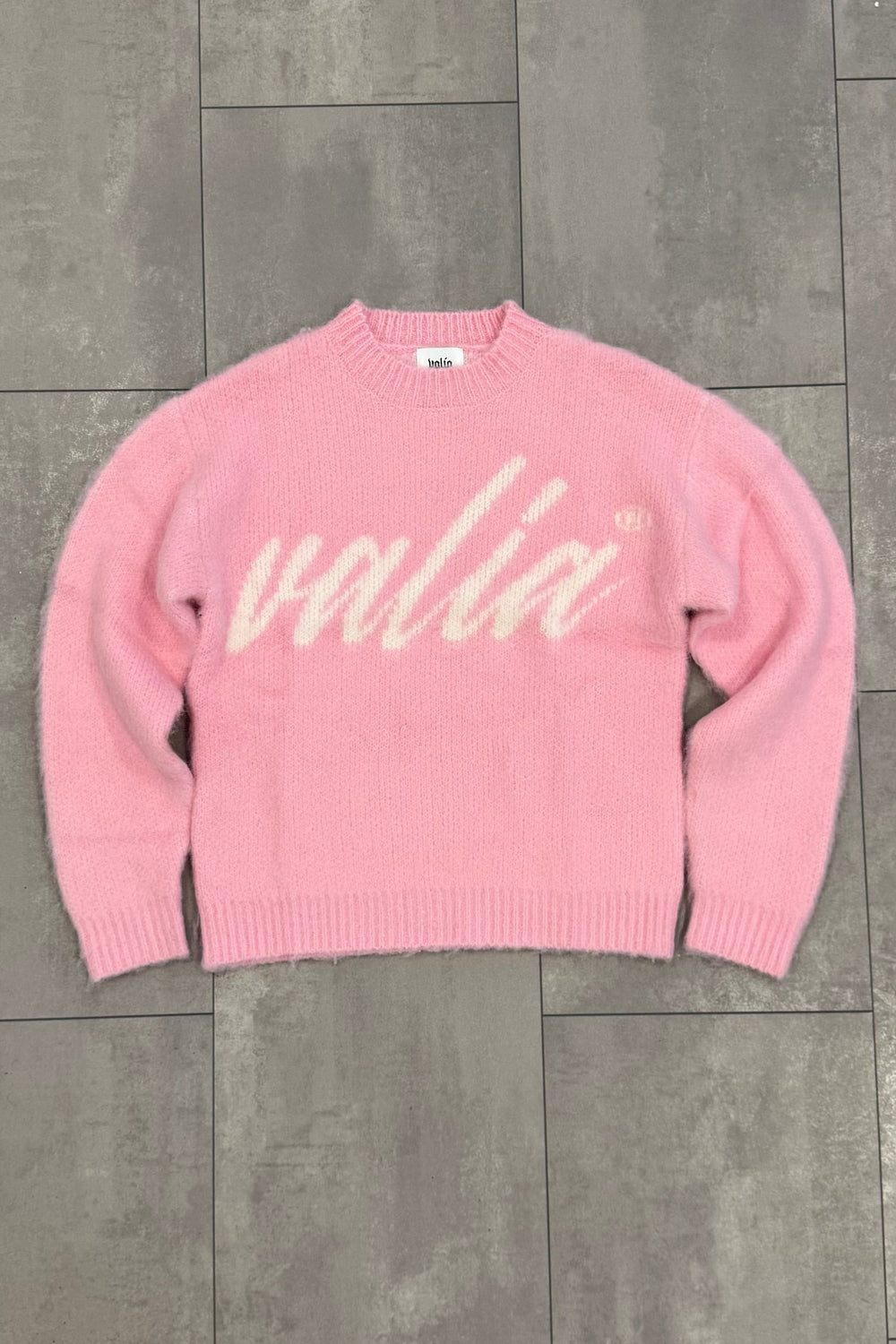 PINK MOHAIR SWEATER