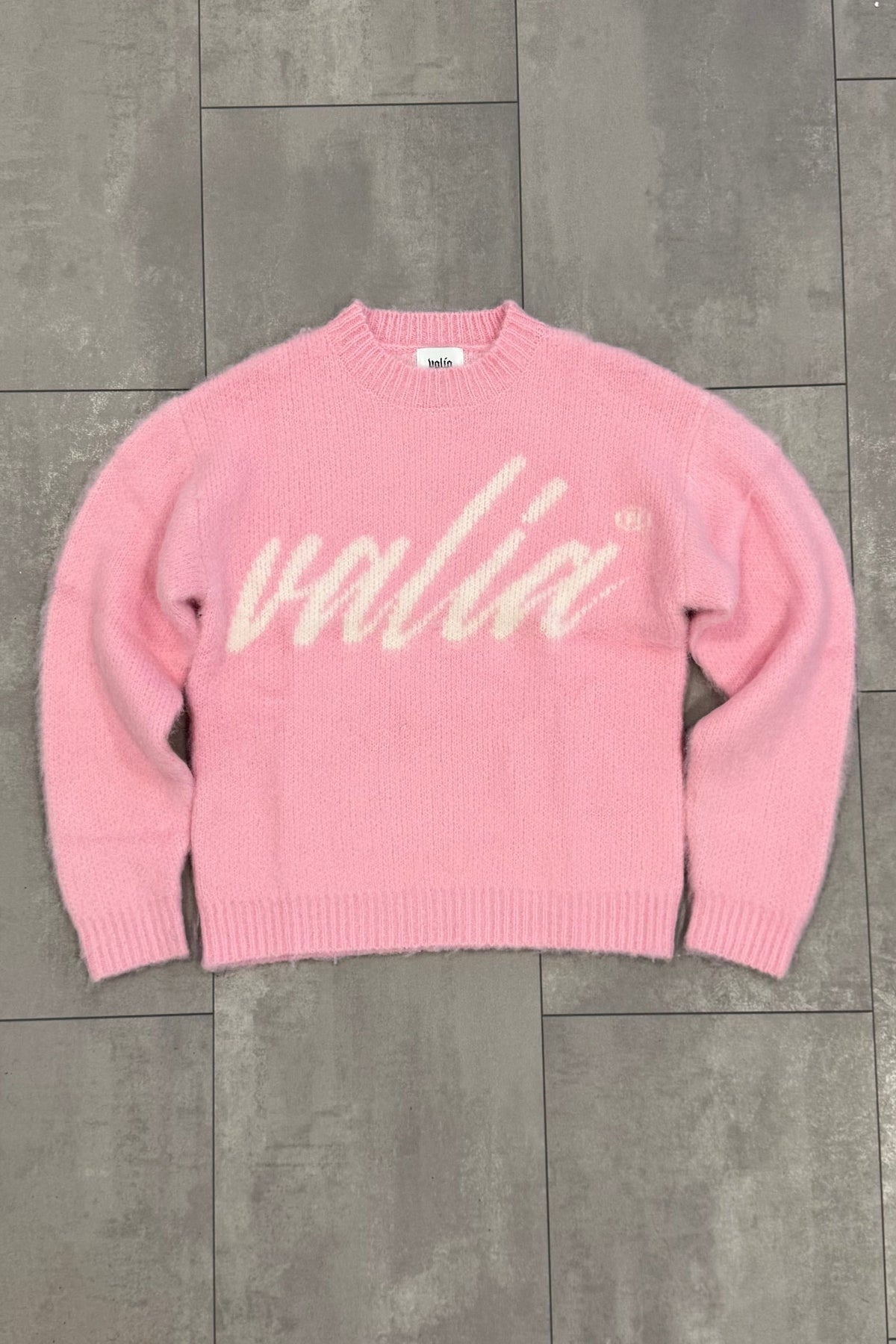 PINK MOHAIR SWEATER