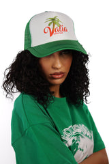 Gorra trucker verde verano